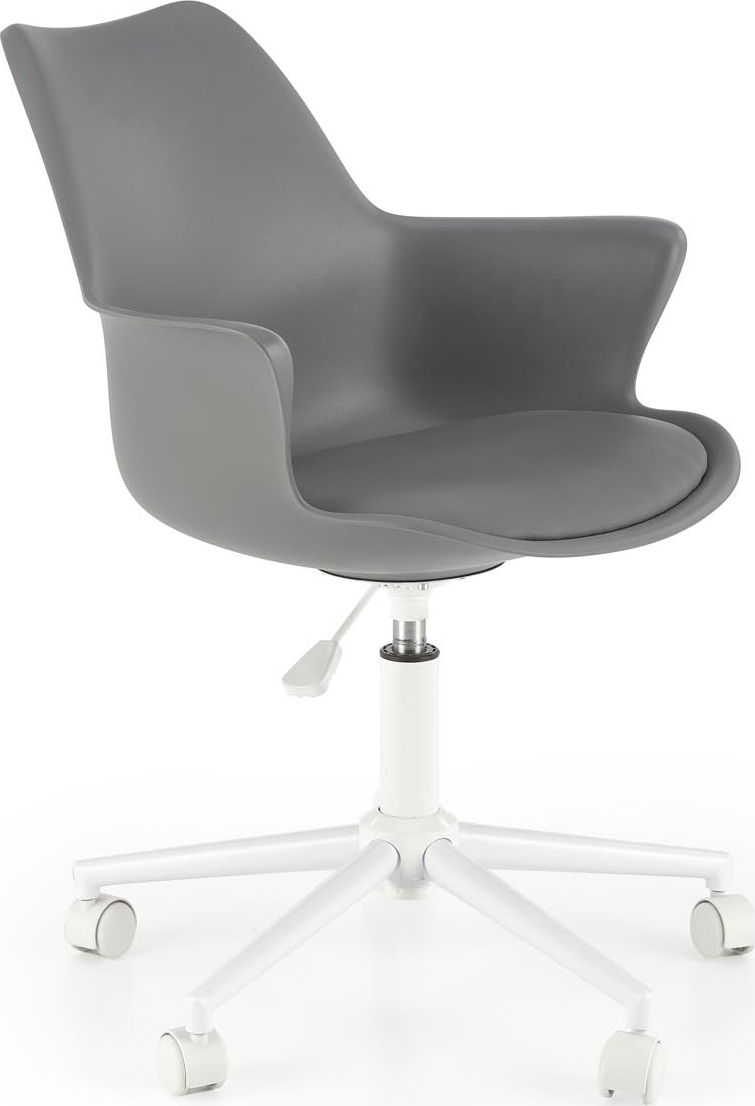 Gasly Bürostuhl - Grau - Bürosessel mit Armlehnen - Trendrum.at