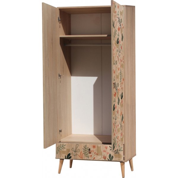 City Cat Kleiderschrank - Beige